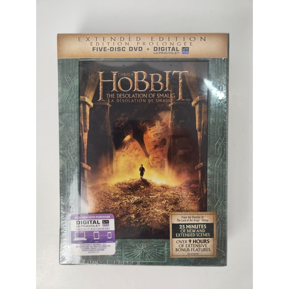 DVD‎ The Hobbit: The Desolation Of Smaug Extended Edition Five-Disc Sealed